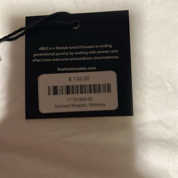 ABLE BAG new with tags.
Wristlet or cosmetic bag - Picture 2 of 4